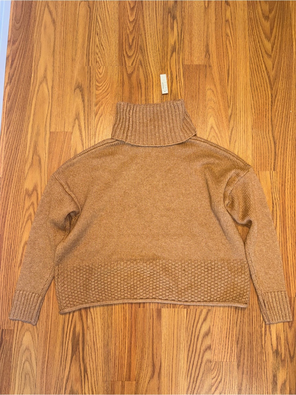 Madewell Sadler Boxy Merino Wool Blend Turtleneck Sweater - Picture 8 of 12
